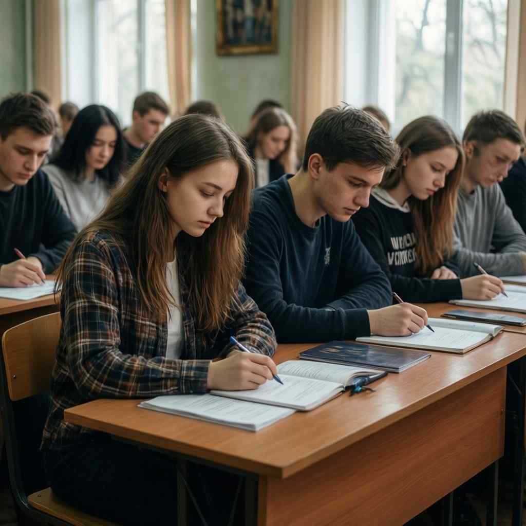 Студенты на лекции по менеджменту на бакалавриате в ИДК